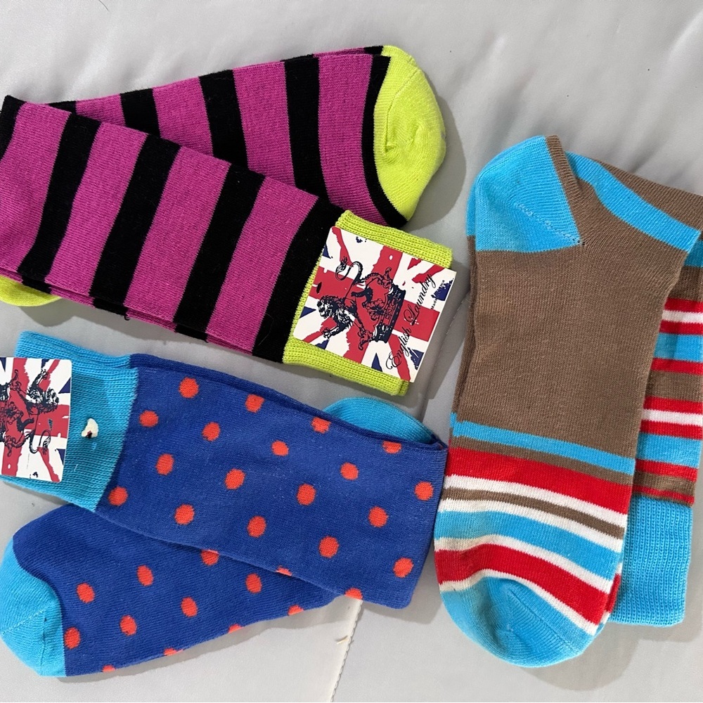 English Laundry Womens 3 Pair Knee High Socks Socks - Picture 2 of 3